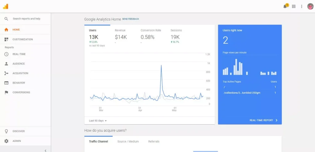 Google Analytics Verileri